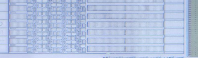 Substrate view of wordline logic